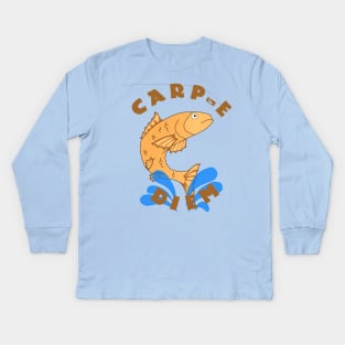 Carp-e Diem Kids Long Sleeve T-Shirt